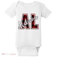 Alabama Plaid Al Baby Bodysuit thumb 0