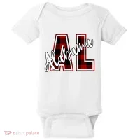 Alabama Plaid Al Baby Bodysuit thumb 0
