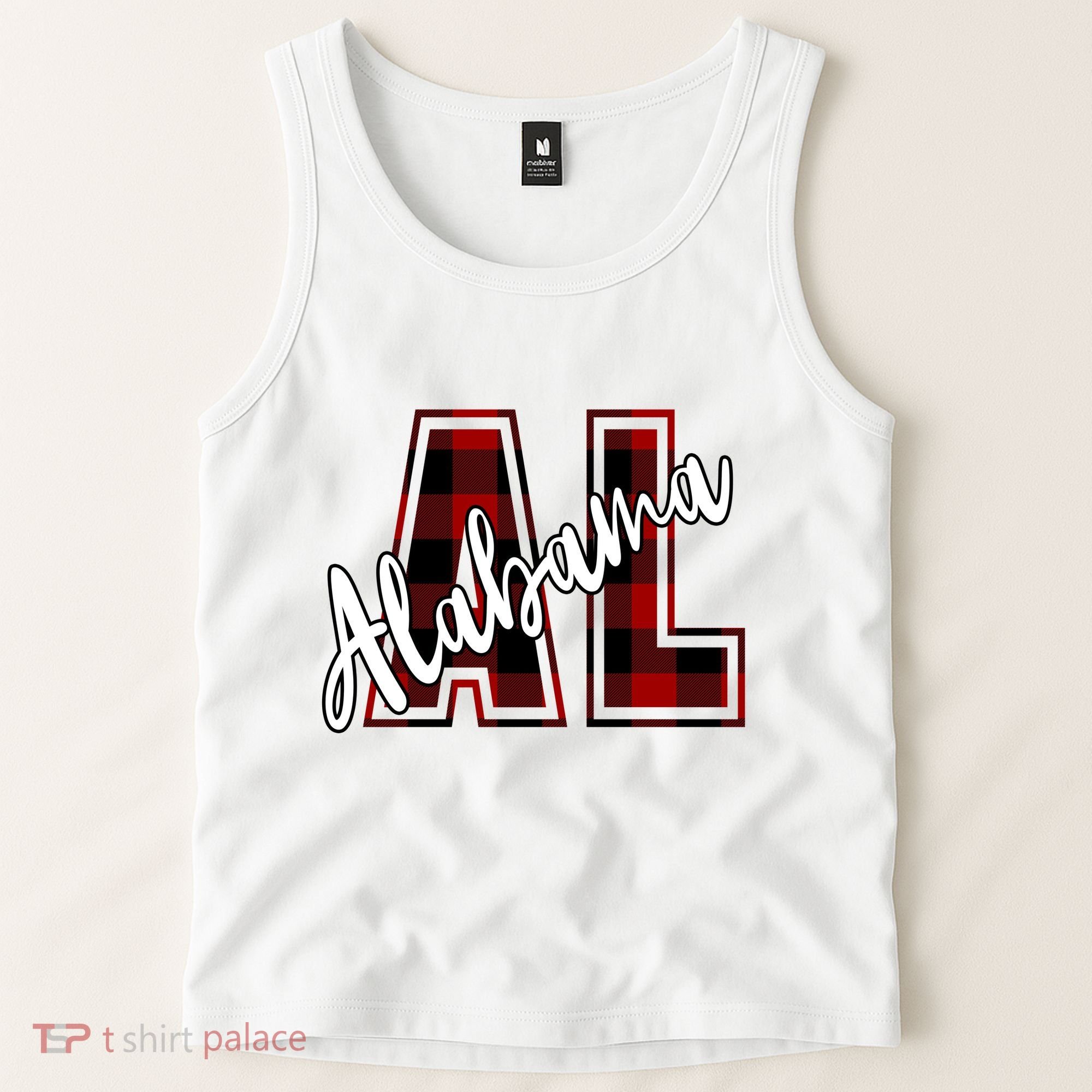 Alabama Plaid Al Tank Top