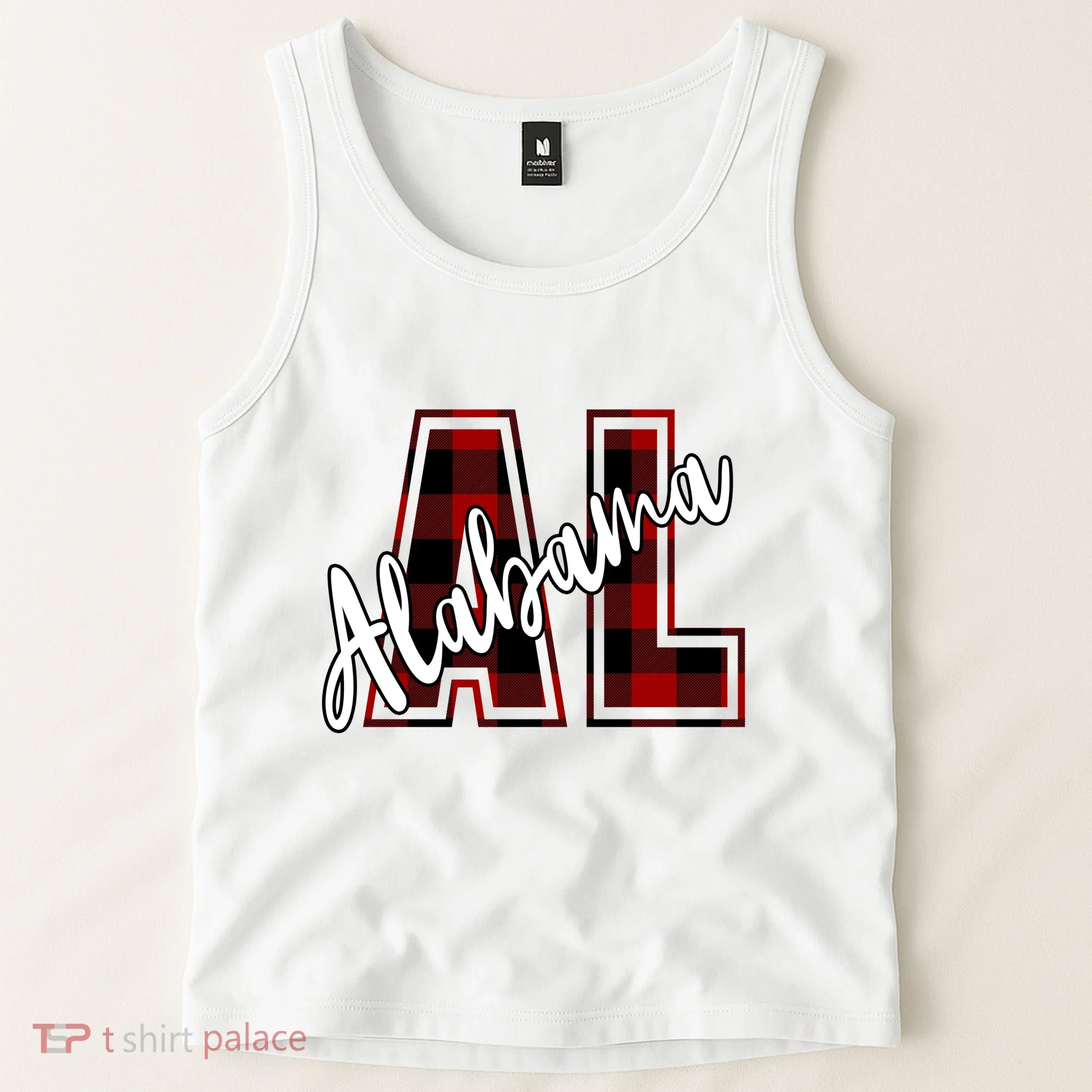 Alabama Plaid Al Tank Top