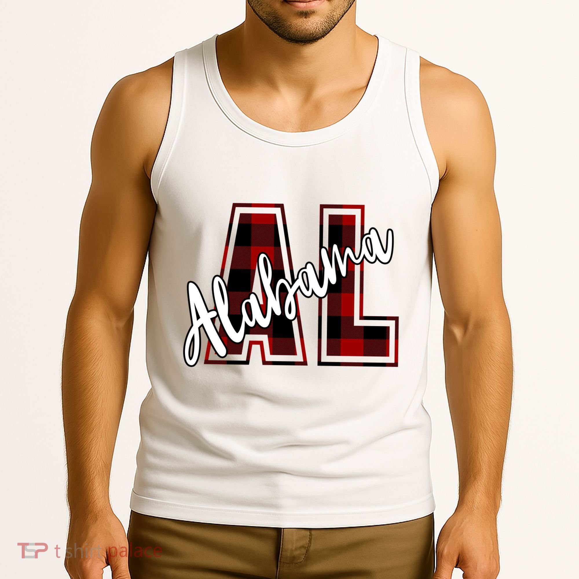 Alabama Plaid Al Tank Top