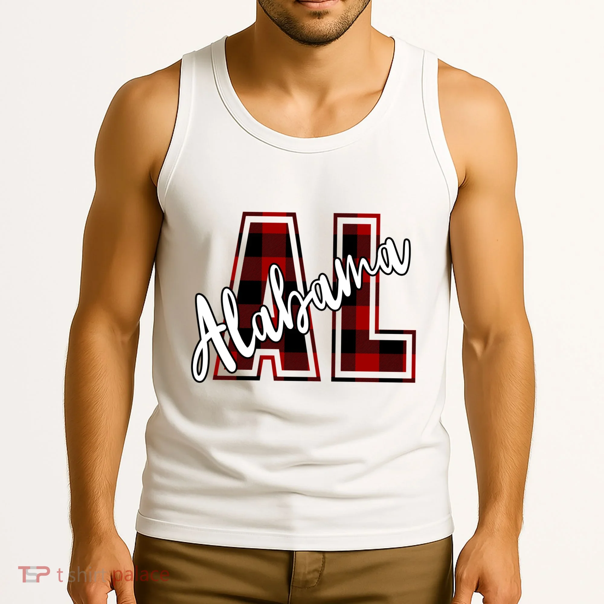 Alabama Plaid Al Tank Top