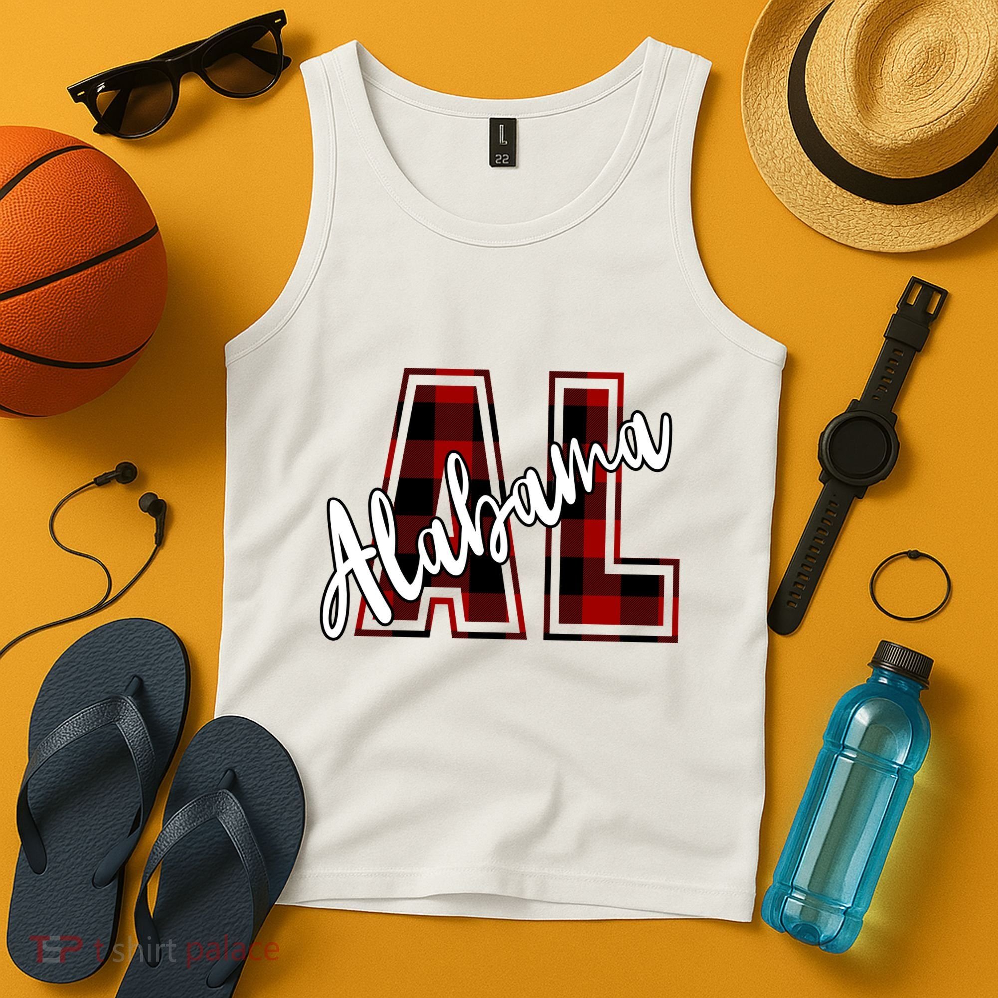 Alabama Plaid Al Tank Top