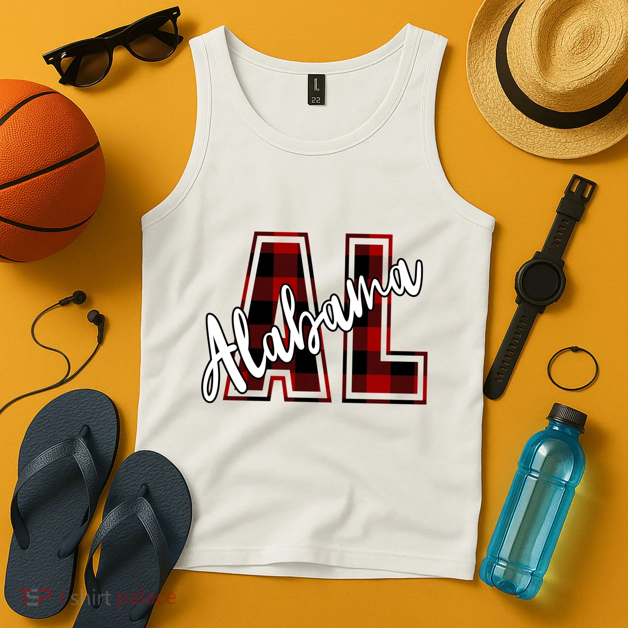Alabama Plaid Al Tank Top