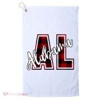 Alabama Plaid Al Golf Towel thumb 0