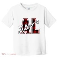 Alabama Plaid Al Toddler T-Shirt thumb 0