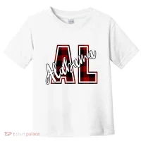 Alabama Plaid Al Toddler T-Shirt thumb 0