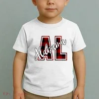 Alabama Plaid Al Toddler T-Shirt thumb 2