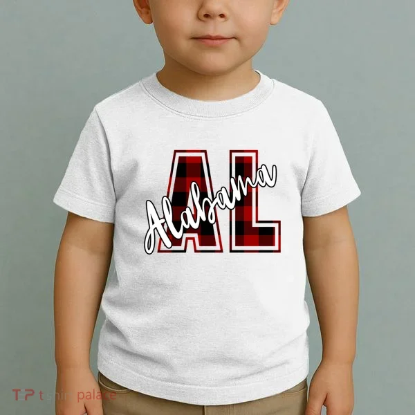 Alabama Plaid Al Toddler T-Shirt