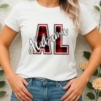 Alabama Plaid Al Women's T-Shirt thumb 2