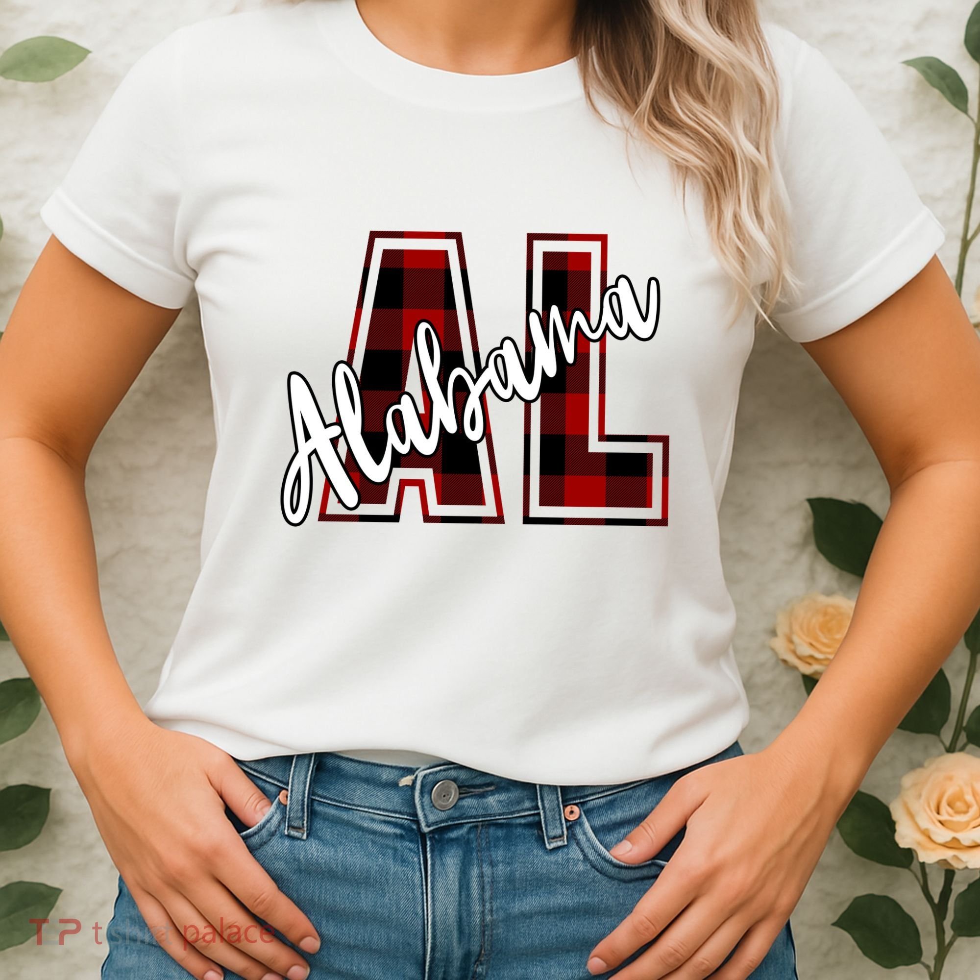 Alabama Plaid Al Women's T-Shirt