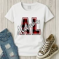 Alabama Plaid Al Women's T-Shirt thumb 3