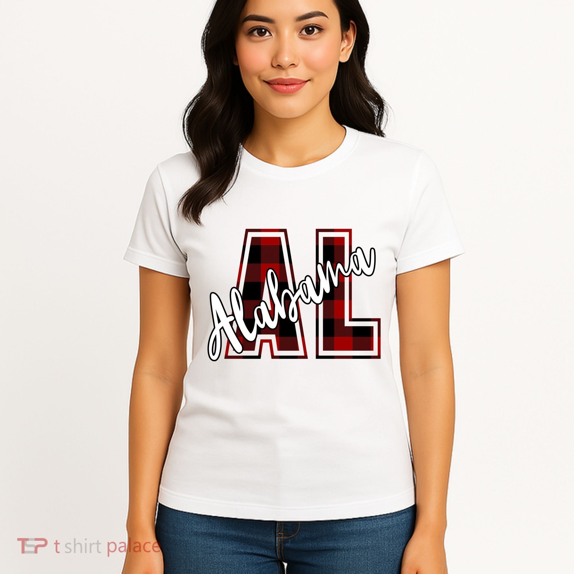 Alabama Plaid Al Women's T-Shirt