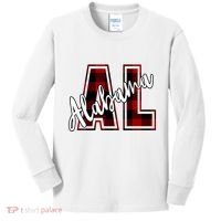 Alabama Plaid Al Kids Long Sleeve Shirt thumb 0