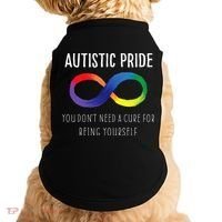 Autistic Pride Autism Awareness Acceptance Love Heart Puzzle Doggie Tank thumb 0