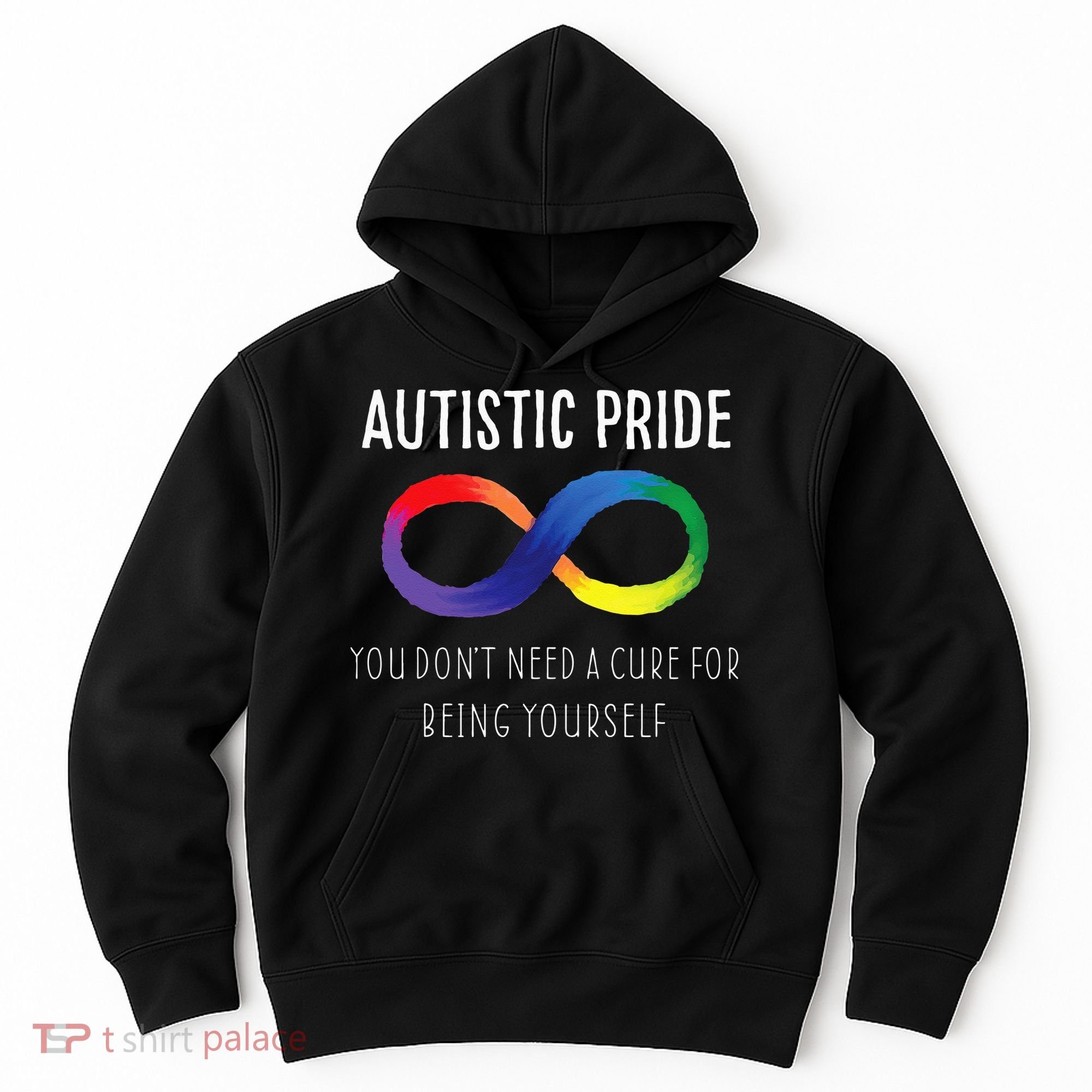 Autistic Pride Autism Awareness Acceptance Love Heart Puzzle Hoodie