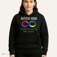 Autistic Pride Autism Awareness Acceptance Love Heart Puzzle Hoodie thumb 5