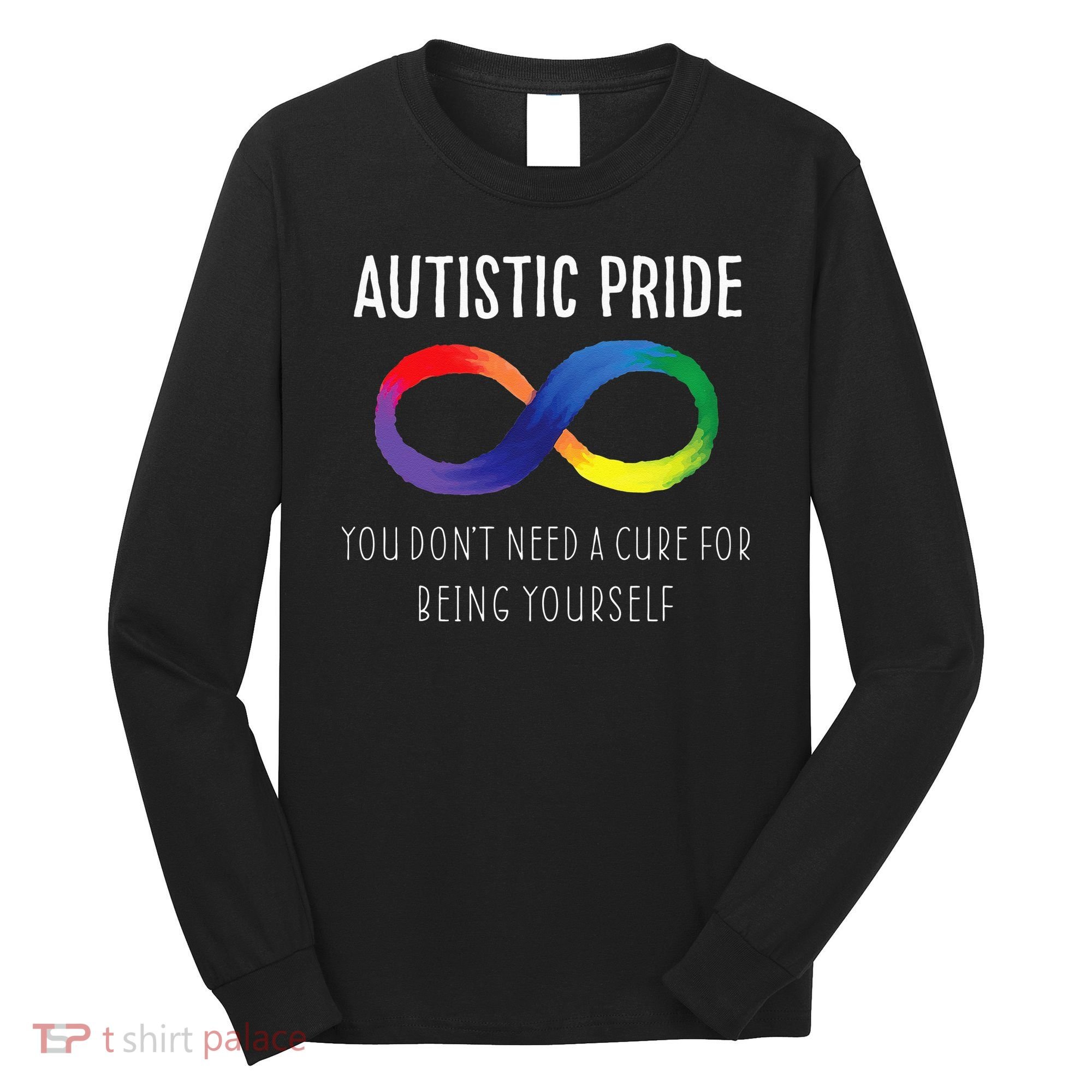 Autistic Pride Autism Awareness Acceptance Love Heart Puzzle Long Sleeve Shirt
