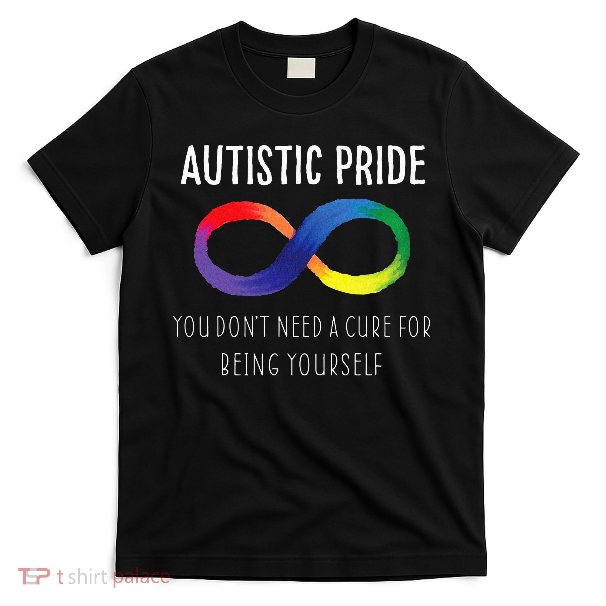 Autistic Pride Autism Awareness Acceptance Love Heart Puzzle T-Shirt