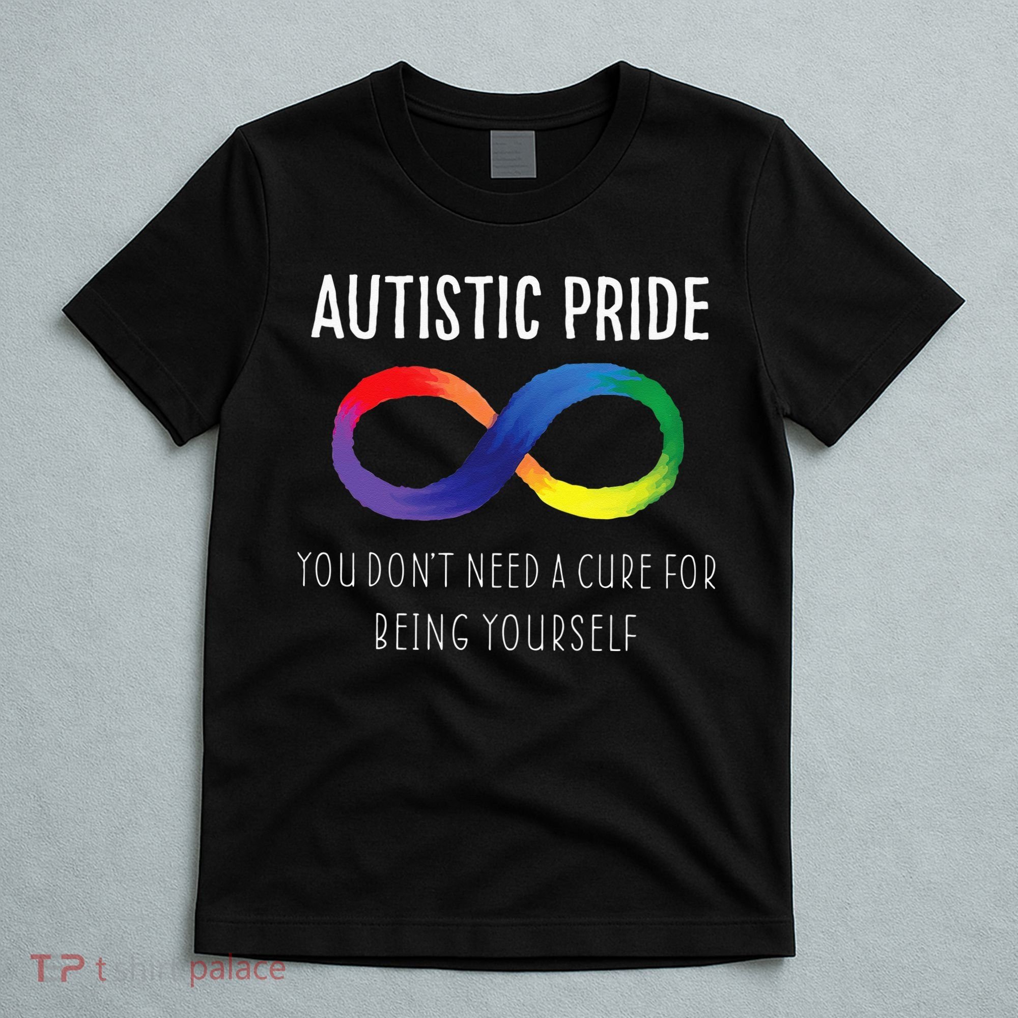 Autistic Pride Autism Awareness Acceptance Love Heart Puzzle T-Shirt