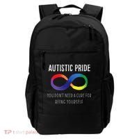 Autistic Pride Autism Awareness Acceptance Love Heart Puzzle Backpack thumb 0