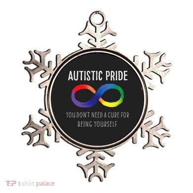 Autistic Pride Autism Awareness Acceptance Love Heart Puzzle Ornament
