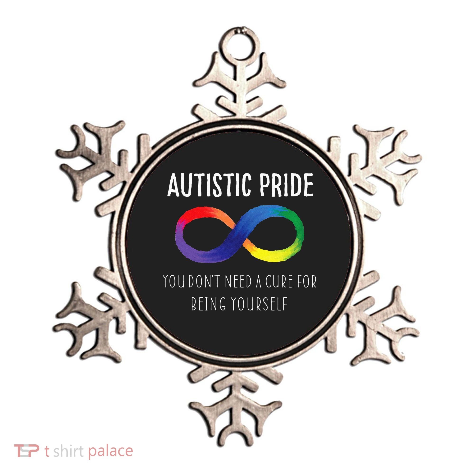 Autistic Pride Autism Awareness Acceptance Love Heart Puzzle Ornament
