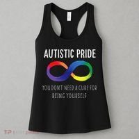 Autistic Pride Autism Awareness Acceptance Love Heart Puzzle Women's Tank Top thumb 3
