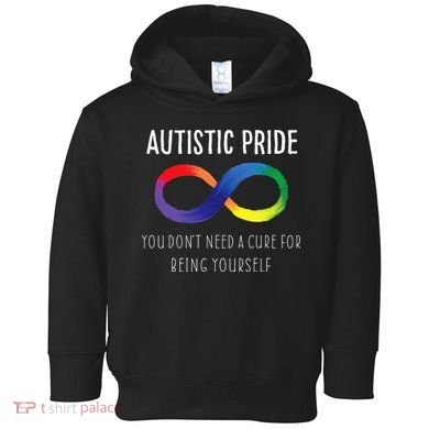 Autistic Pride Autism Awareness Acceptance Love Heart Puzzle Toddler Hoodie