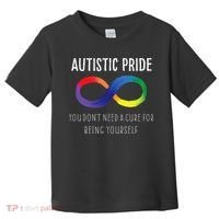 Autistic Pride Autism Awareness Acceptance Love Heart Puzzle Toddler T-Shirt thumb 0