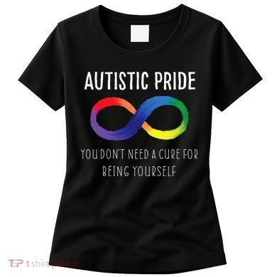 Autistic Pride Autism Awareness Acceptance Love Heart Puzzle Women's T-Shirt
