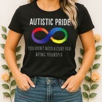 Autistic Pride Autism Awareness Acceptance Love Heart Puzzle Women's T-Shirt thumb 2