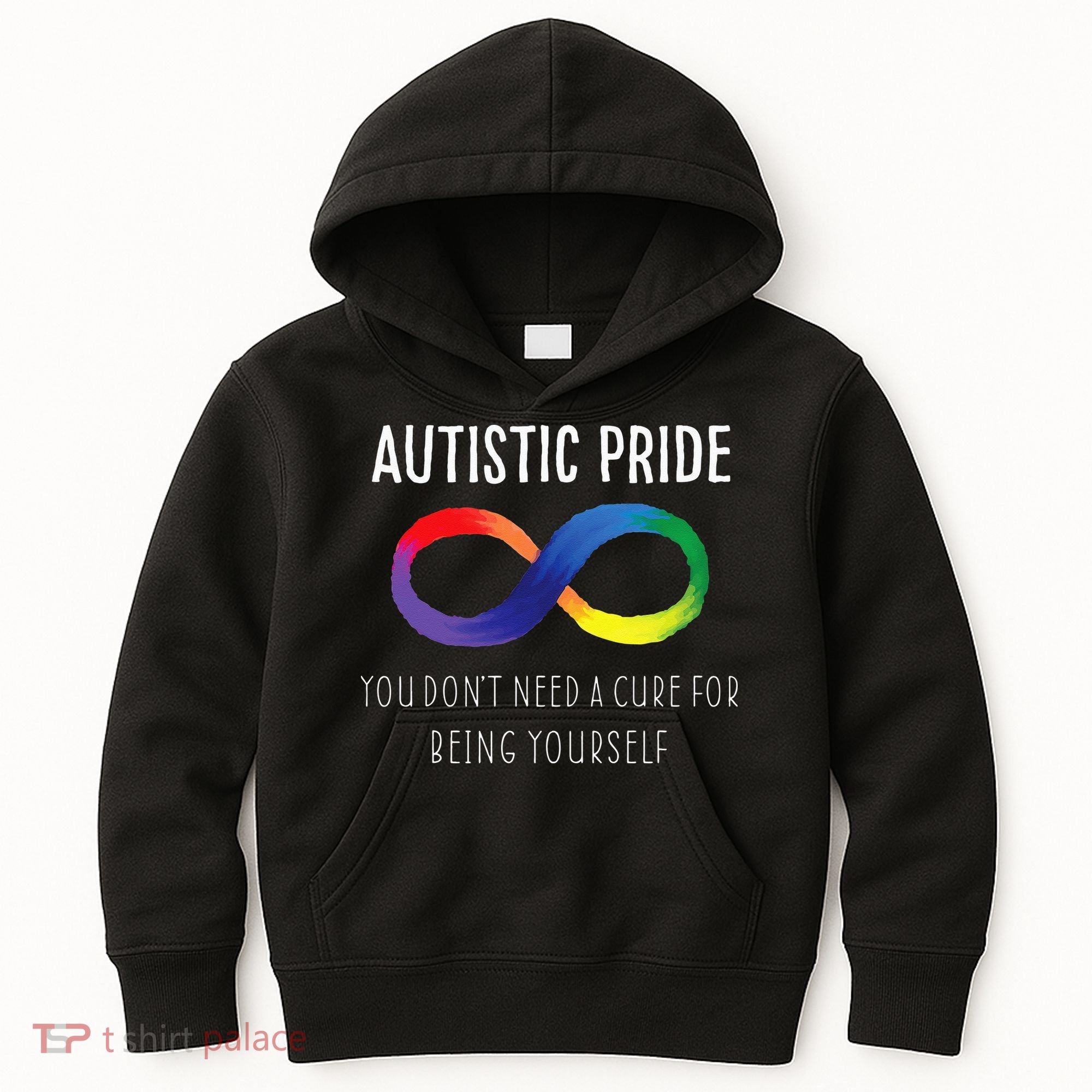 Autistic Pride Autism Awareness Acceptance Love Heart Puzzle Kids Hoodie