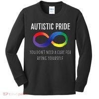 Autistic Pride Autism Awareness Acceptance Love Heart Puzzle Kids Long Sleeve Shirt thumb 0