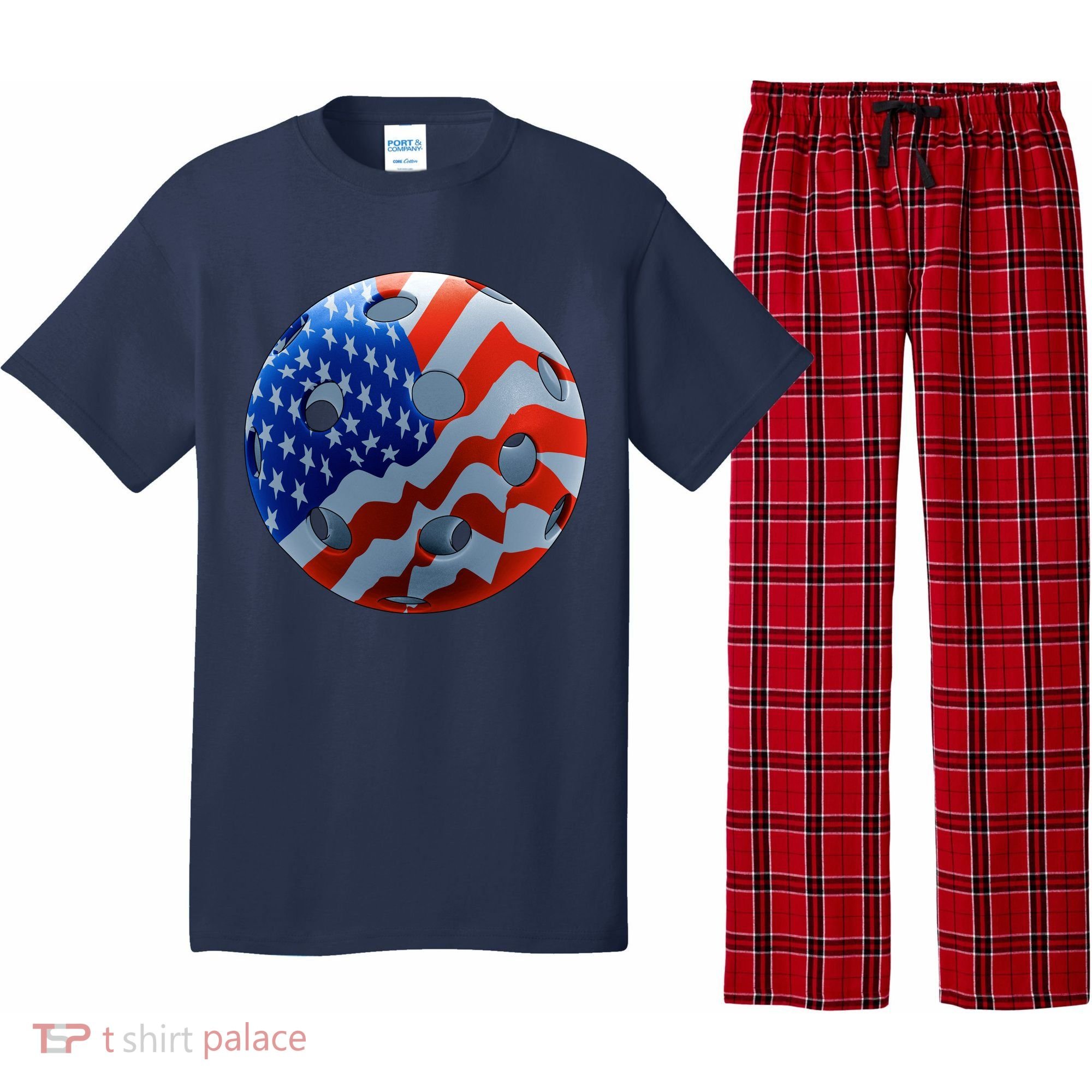 American Pickleball Pajama Set