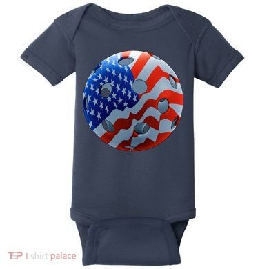 American Pickleball Baby Bodysuit