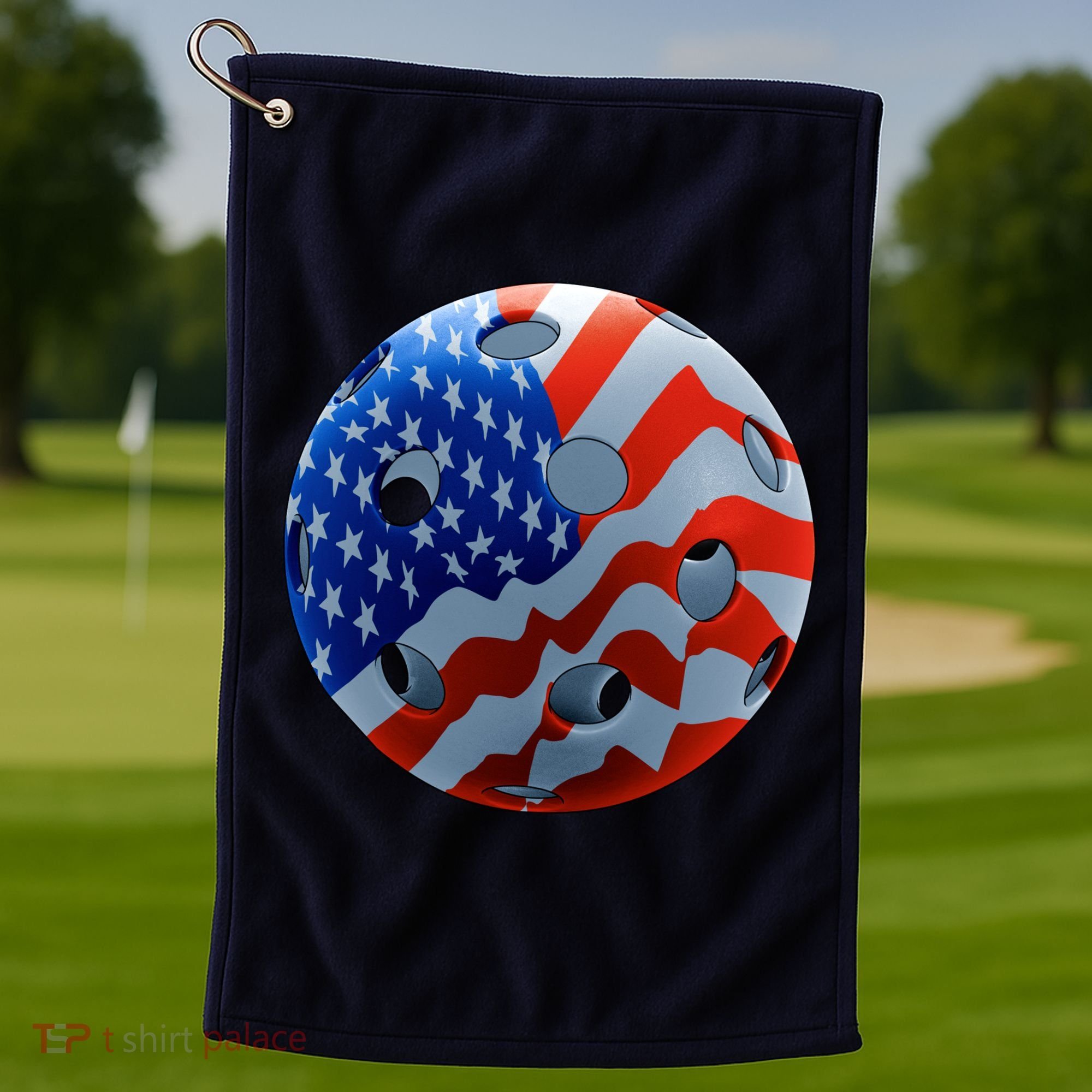 American Pickleball Golf Towel