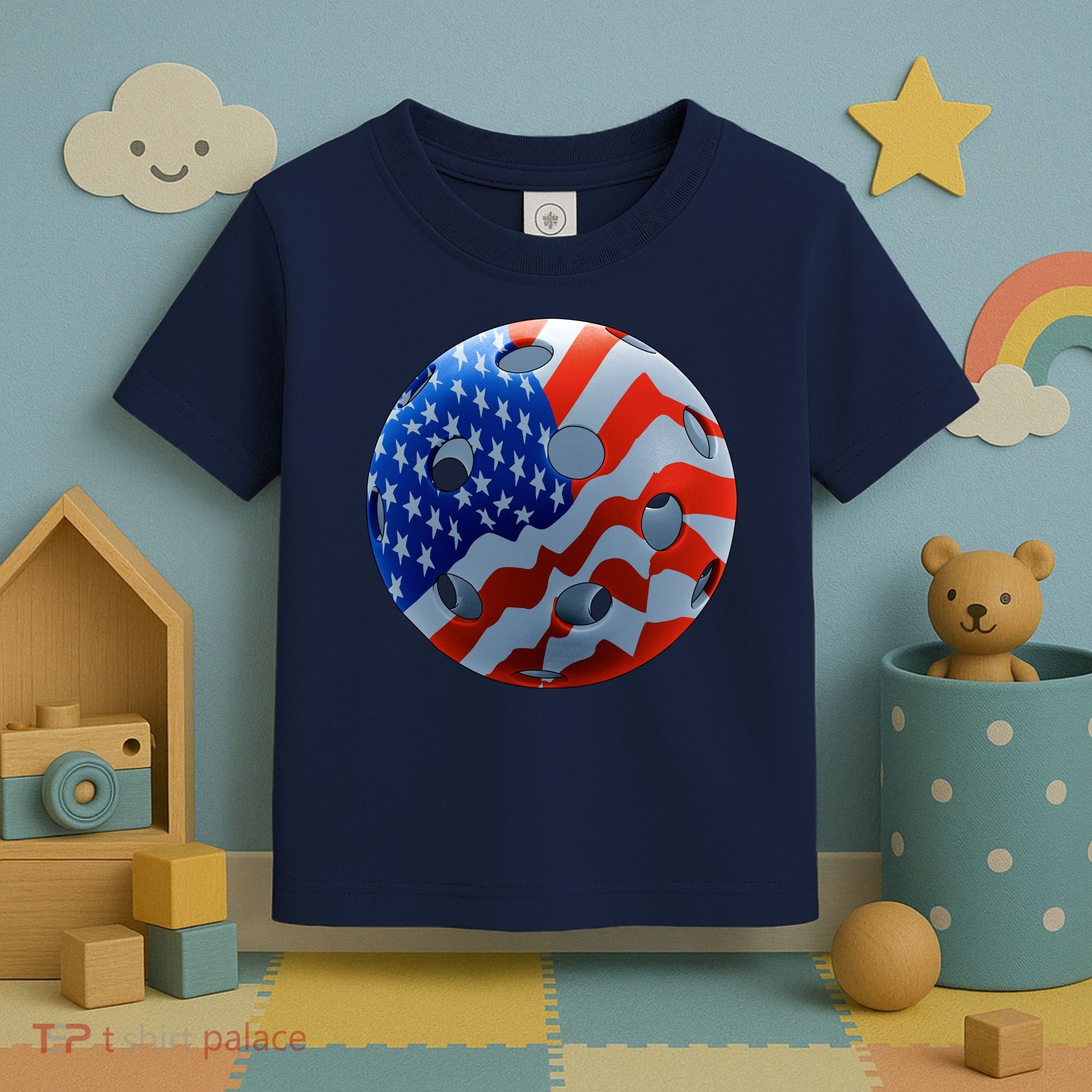 American Pickleball Toddler T-Shirt