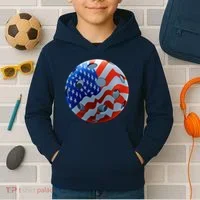 American Pickleball Kids Hoodie thumb 2