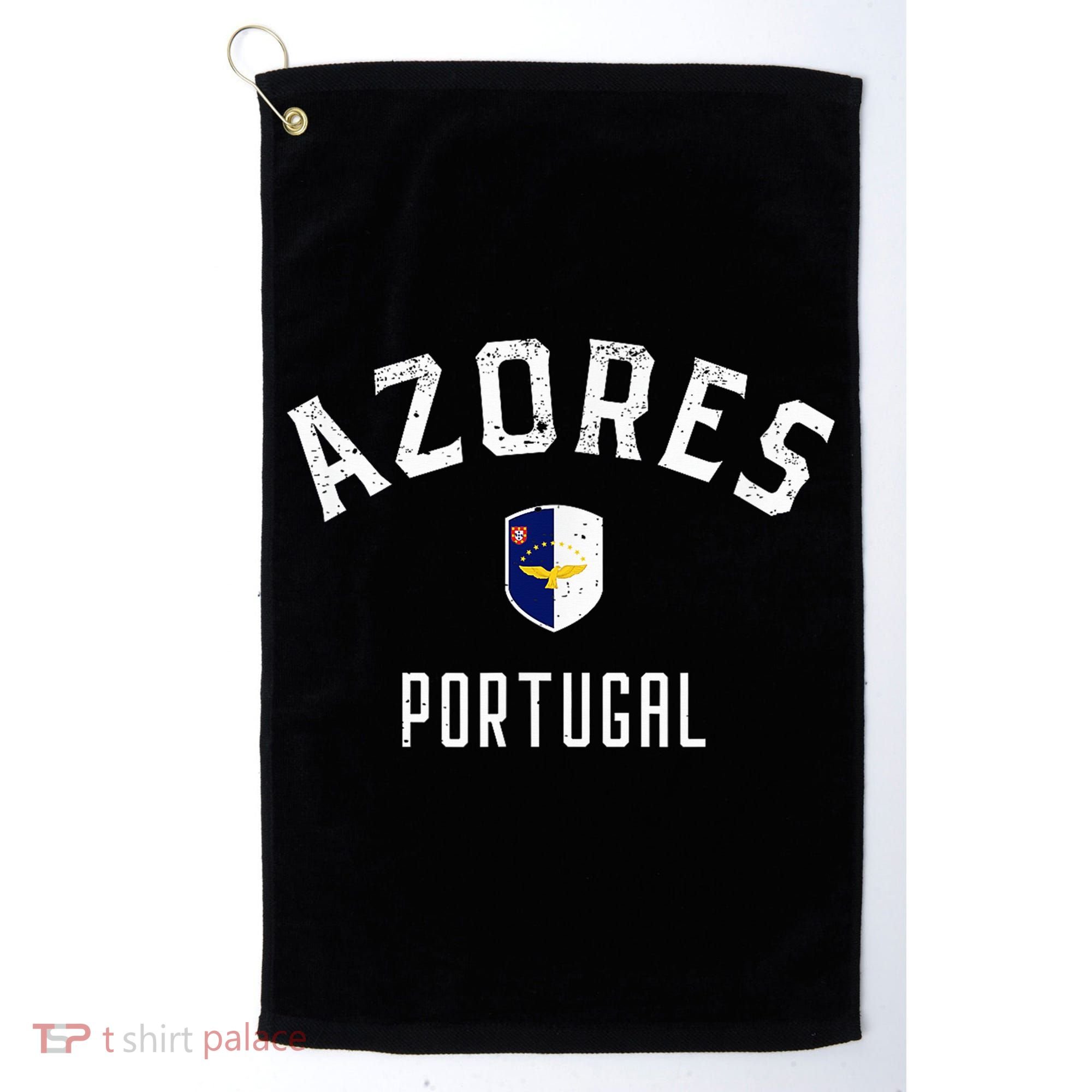 Azores Portugal - Azores Flag Golf Towel