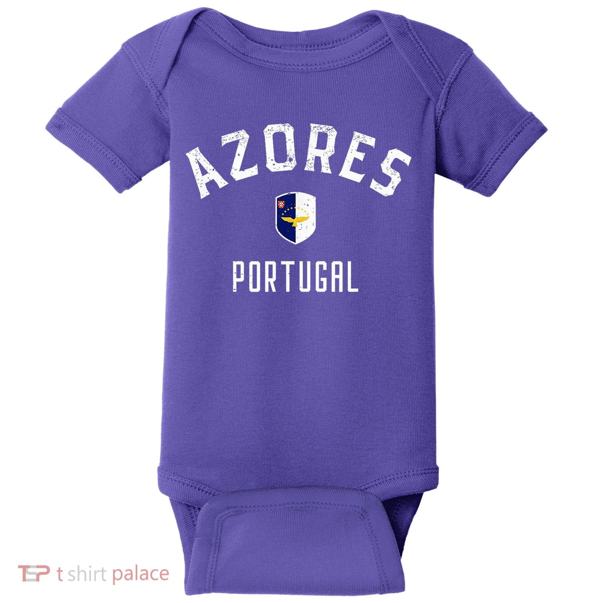 Azores Portugal - Azores Flag Baby Bodysuit