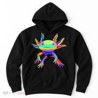 Axolotl Pop Art Axolotl Animal Axolotl Lover Hoodie thumb 0