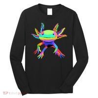 Axolotl Pop Art Axolotl Animal Axolotl Lover Long Sleeve Shirt thumb 0