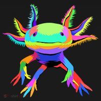 Axolotl Pop Art Axolotl Animal Axolotl Lover Sweatshirt thumb 3