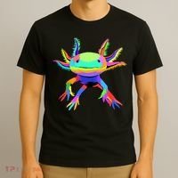Axolotl Pop Art Axolotl Animal Axolotl Lover T-Shirt thumb 3