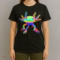 Axolotl Pop Art Axolotl Animal Axolotl Lover T-Shirt thumb 4