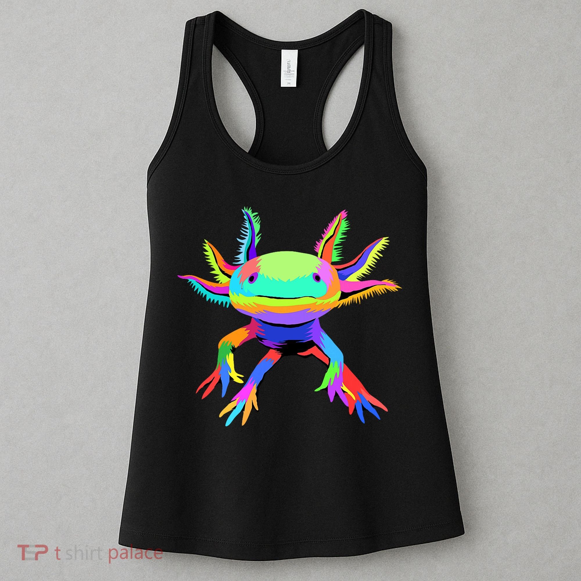 Axolotl Pop Art Axolotl Animal Axolotl Lover Women's Tank Top