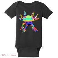Axolotl Pop Art Axolotl Animal Axolotl Lover Baby Bodysuit thumb 0