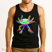 Axolotl Pop Art Axolotl Animal Axolotl Lover Tank Top thumb 3