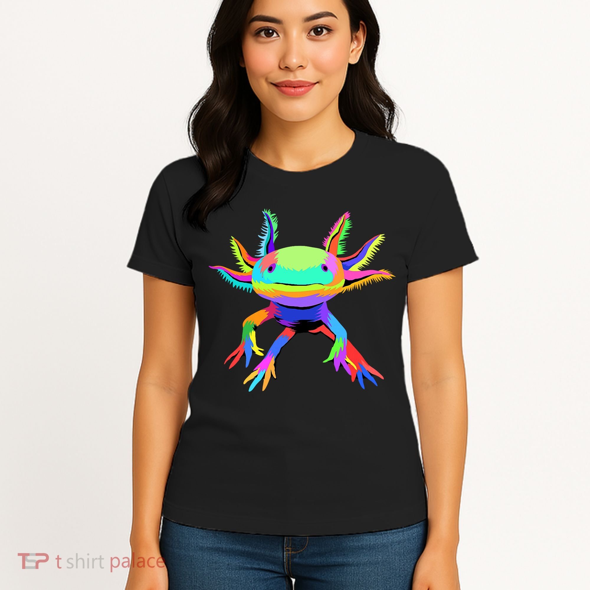 Axolotl Pop Art Axolotl Animal Axolotl Lover Women's T-Shirt